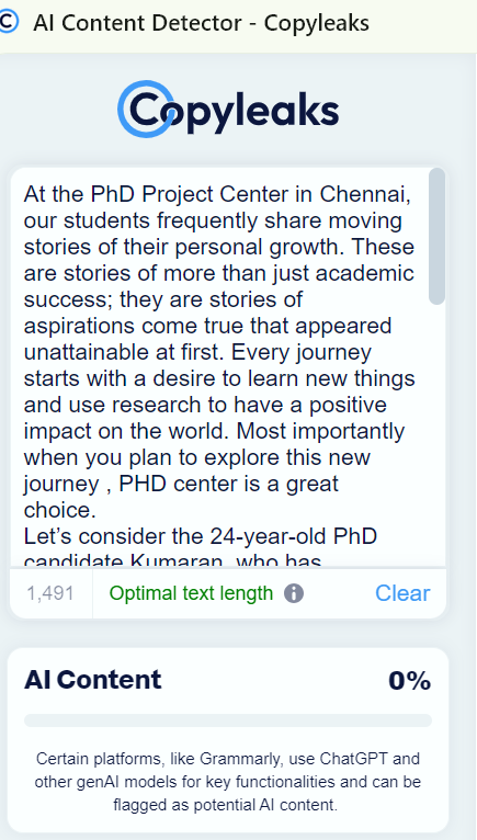 PhD Project Center